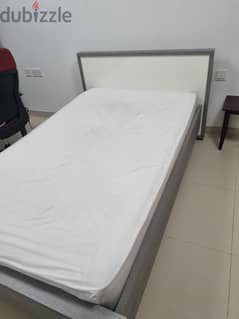 Double bed with mattress- Home center