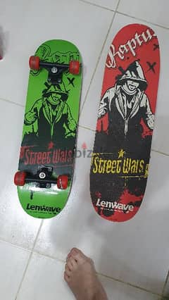 Two Skate Boards