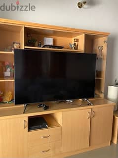 wooden tv unit