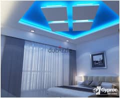 we do all type of painting work and gypsum board , interior designing