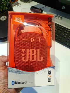 Jbrand new BL clip 4 Bluetooth Portable Waterproof speaker Red -