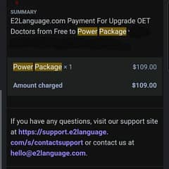 OET course Doctors, E2 power package