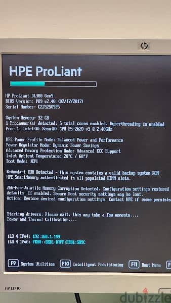hp server DL 380 Gen 9 5