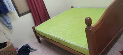good condition bed and mattress king size