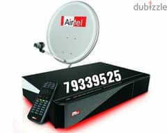 dish setlite receiver nailsat arabsat osn biensport Airtel all fixing