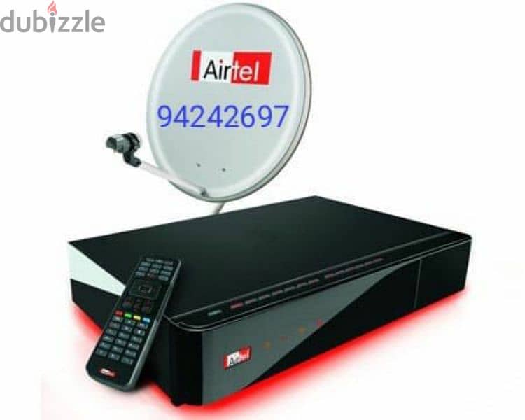 dish setlite receiver nailsat arabsat osn biensport Airtel all fixing 0