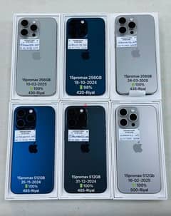iPhone 15promax 256GB 10-02-2025 apple warranty good condition