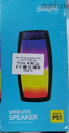 Popo Wireless Speaker PS1 Colorful RGB Light (!Brand-New!)