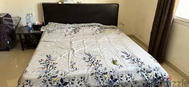 Double cot and mattress