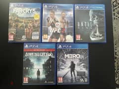 SONY PS4 GAMES- USED LIKE NEW