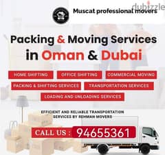 Muscat house shifting and transport services and