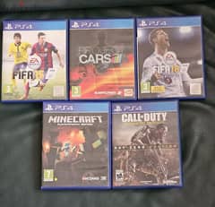Ps 4 games for sale in excellent condition