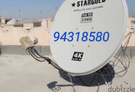 dish fixing receiver fixing and LED fixing