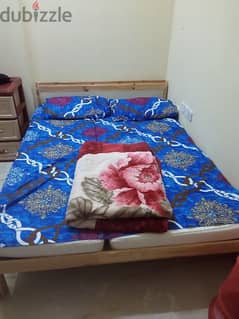 neat bed with mattress for sale