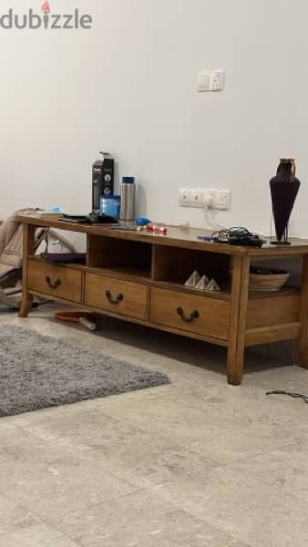 Wooden TV table 1