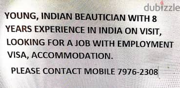 Beautician Indian Available