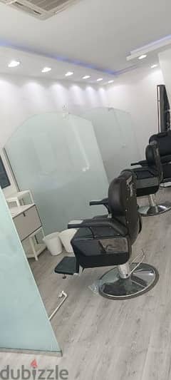 Barber shop for sale fully furnished location Bowsher
