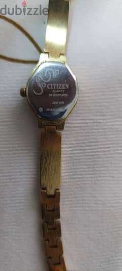 Original Citizen Japan Miyota quartz movements 22ct gold plated