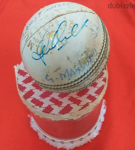 maxwell cricket player signed player ball 0