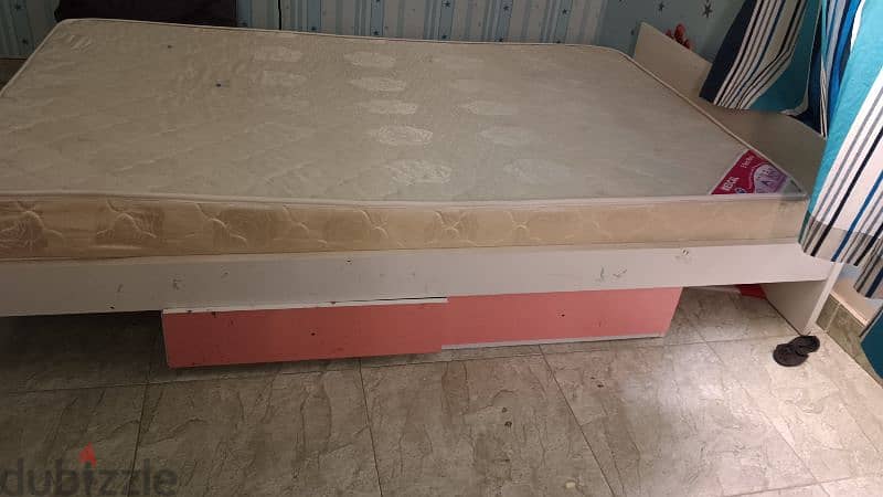 strong with 2 draws.  bed for sale 1