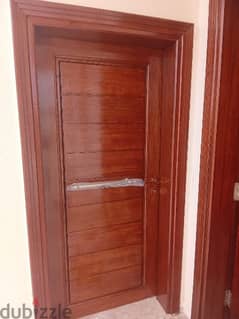 wood door Polish house and office