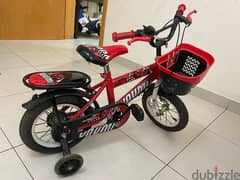 kid bicycle in excellent condition . less than 1 year old