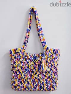 Handcrafted Woolen/Yarn handbag-Sale