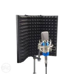 Mic Isolation Sound Shield for Studio Profesional Portable VocalBooth