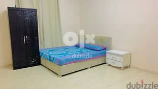 1 BHK Furnished Room Rent in Al Ghubra for Family July & August