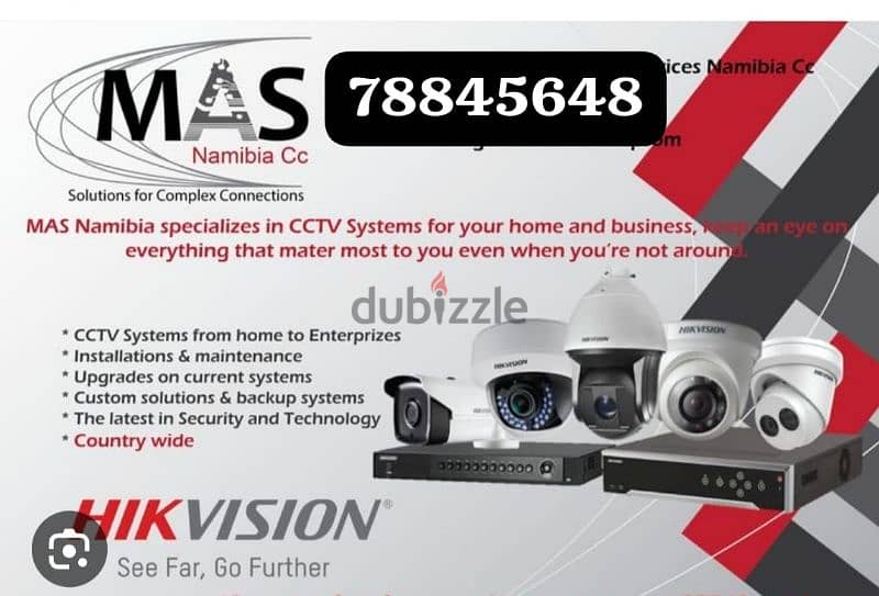 hikvision cctv cameras & intercom door lock mantines & installation 0