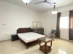 Fully furnished spacious room with private bathroom in Al Ghubra