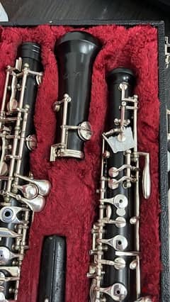 Oboe wind instrument, KGe Premiere, silver/granadille, perfect