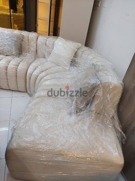 Special offer New Coner sofa without delivery 145 rial 8
