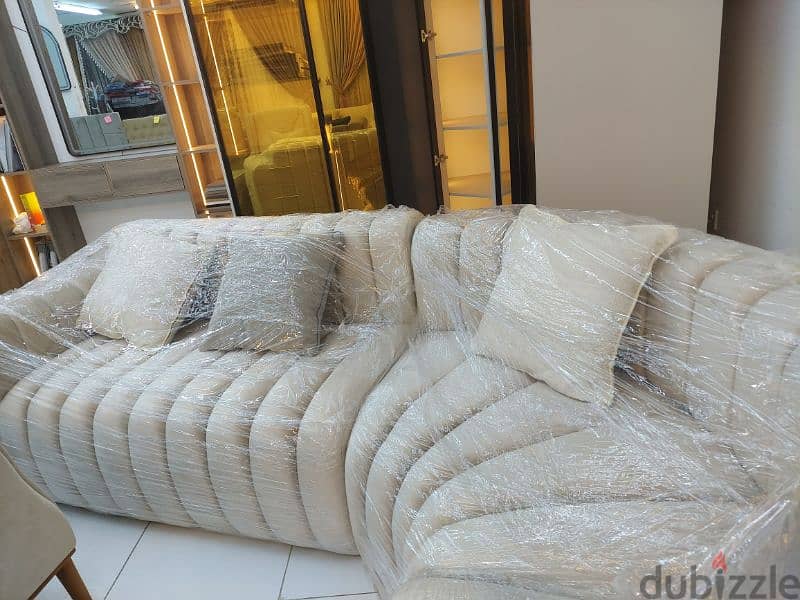 Special offer New Coner sofa without delivery 145 rial 9