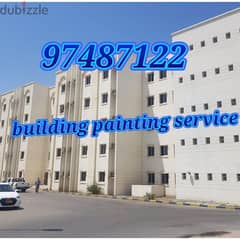 outside building painting and cleaning