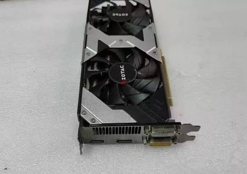 The zotac GTX 1060 oc addition looks like new. 3