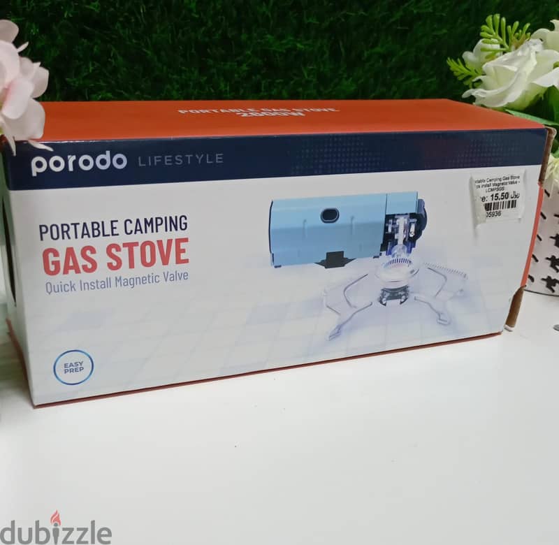 Porodo Portable Camping Gas Stove 2600W (Brand New) 0