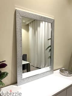 Silver Hanging Mirror (74cm x 104cm)