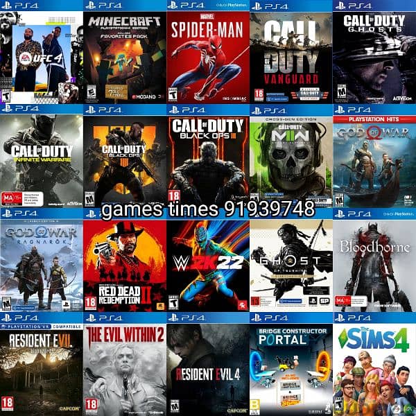 اضافة 10 العاب بلاستيشن 4 add 10 games ps4 1