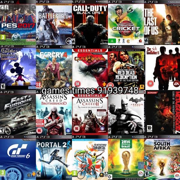 اضافة 10 العاب بلاستيشن 3 add ps3 10 games 2