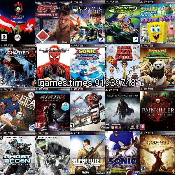 اضافة 10 العاب بلاستيشن 3 add ps3 10 games 5