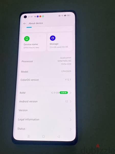 Oppo Find X2 Neo 256 GB اوبو 0