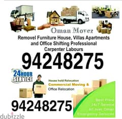 house shifting transport furniture fixing Muscat to Salalah