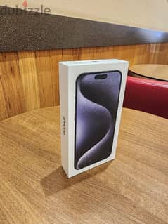 Brand New Iphone 15 Pro Max 256 GB  for . . ايفون ١٥ بروماكس بكرتونه