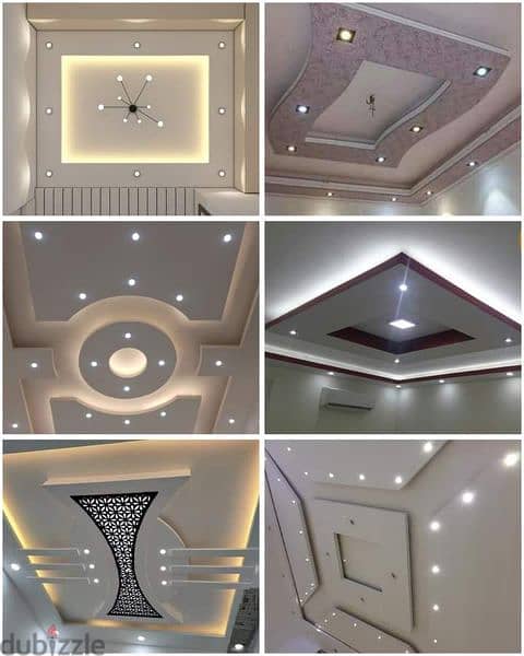 Decor Gypsum board and paint work 1