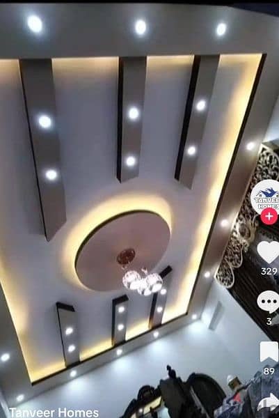 Decor Gypsum Bord and electric work 1