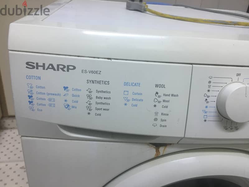 Used Front Load Washing Machine - SHARP 1