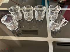 Tea cups, transparent glass new type