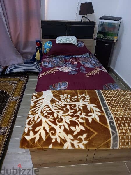 single wooden bed 3