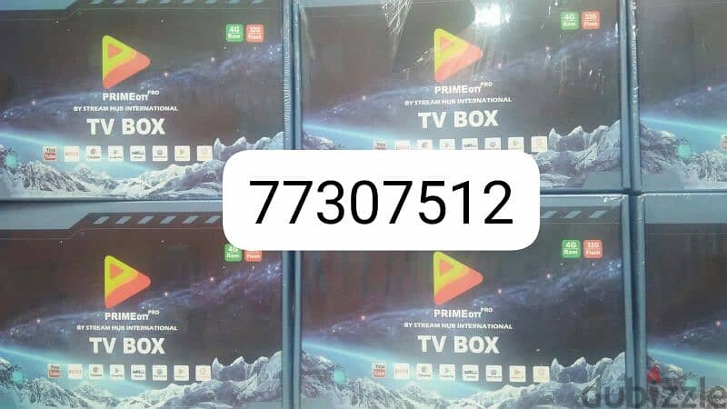 new tv box with one year subscription 0